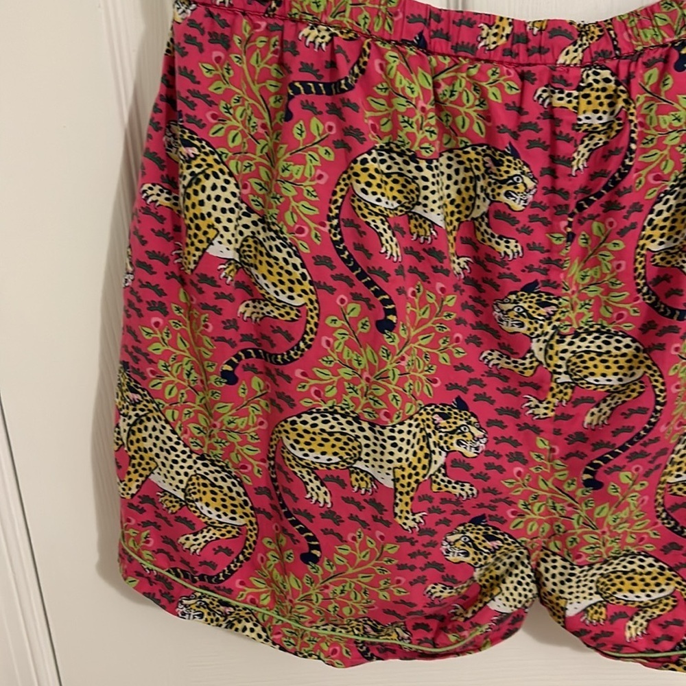 Printfresh Bagheera Sleep Shorts Hot Pink Leopard Print Size 2X - Picture 10 of 12